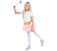 Smiffys Kit de tutú de princesita, rosa, con tutú y varita
