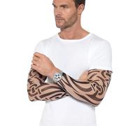 Smiffys Mangas con tatuajes, diseño de colores