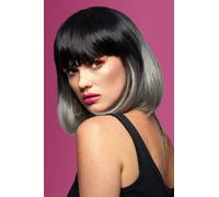 Maníaco Pánico Alien Gris Tresillo Glam Muñeca Peluca Mujer Calor Styleable De