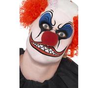 Smiffys Maquillaje FX Smiffys,Kit de payaso, incluye pintura para la cara, nariz, lápices y esponja