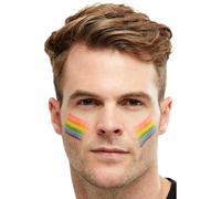 Smiffys Maquillaje Smiffys FX, palo de pintura de grasa arcoíris, Varios colores Halloween, Carnaval