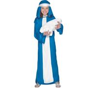 Smiffys Mary Child Costume, Blue (Size M)