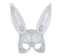 Máscara De Conejo Sexy De Plata Fever Accesorio De Disfraz De Halloween