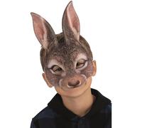 Smiffys Máscara realista de conejo marrón, sobre elástico