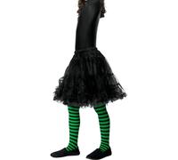 Niñas Stripey Rayas Elegante Bruja Brujas Halloween Vestido Medias Niños