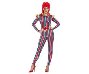 Smiffys Miss Space Superstar Costume, Multi-Coloured (Size M)