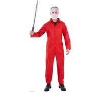 Smiffys Mono Enterizo Disfraz Halloween Rojo De Poliéster Talla 2X Large