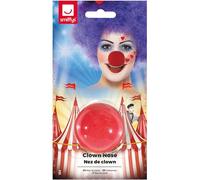 Smiffys Nariz de payaso, roja, esponja Halloween, Carnaval