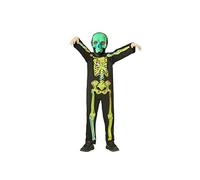Smiffys Neon Skeleton Glow in the Dark Costume (Size M)