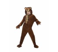 Smiffys Oso Peludo Bosque Animales Mono one piece Disfraz Halloween 44563