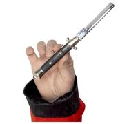 Clásico 50s Estilo Osito Niño Fleco Peineta Negro Accesorio de Fiesta