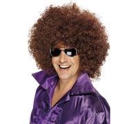 Smiffys Peluca afro, mega grande, marrón