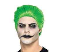 Smiffys Peluca de bromista engominado, Verde Halloween, Carnaval