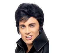 Smiffys Peluca de Elvis, Negra