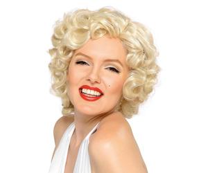 Smiffys Peluca de Marilyn Monroe, Rubia, Corta Halloween, Carnaval