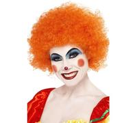 Smiffys Peluca de payaso loco, naranja, 120g