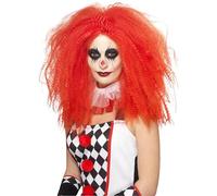 Smiffys Clown Wig, Red
