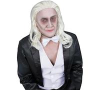 Smiffys Peluca de Riff Raff de Rocky Horror Show, con cabello rubio hasta los hombros