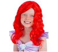 Smiffys Peluca de sirena, roja
