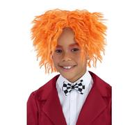 Smiffys Peluca del sombrerero loco, naranja