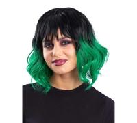 Smiffys Peluca fantasma de los años 90 para mujeres adultas, disfraz de Halloween