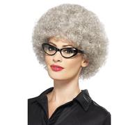 Smiffys Peluca Permanente de Abuela, Gris Halloween