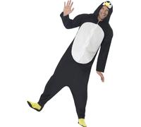 Smiffys Penguin Costume, Black (Size L)