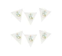 Smiffys Peter Rabbit - Banderines clásicos de Fiesta (3 m), diseño clásico de Acuarela con 20 Banderas, Licencia Oficial para Eventos temáticos de cumpleaños y Celebraciones, Decorar