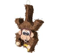 Smiffys Piñata de mono, marrón, 44x17cm