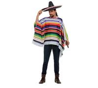 Smiffys Poncho, Multicolor