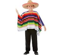 Smiffys Poncho, multicolor