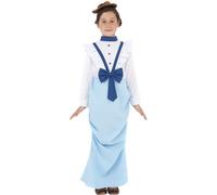 Smiffys Posh Victorian Costume, Blue (Size L)