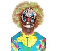 Smiffys Prótesis de látex de espuma, cabeza de payaso, Rojo, con adhesivo