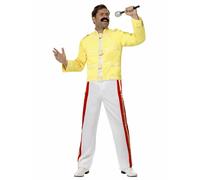 Smiffys Reina Freddie Mercury Chaqueta Pantalones Adulto Hombres Halloween 48299
