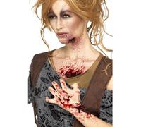 Smiffy's Sangre SFX coagulante – Se seca de forma realista – Rojo oscuro – 25 g
