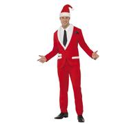 Smiffys Santa Claus Fresco Elegante Traje Adulto Hombre Navidad Disfraz 33562