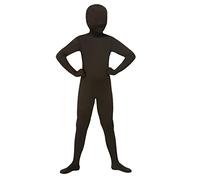 Smiffys Second Skin Kids Suit, Black (Size T)