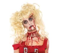 Smiffys Set de maquillaje de zombi, incluye pintura para la cara, cápsulas de sangre y esponja Halloween