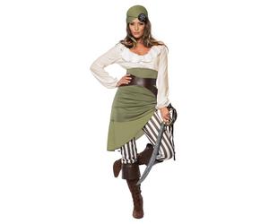 Smiffys Shipmate Sweetie Costume, Green (Size L)