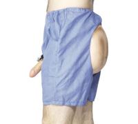 Disfraz Despedida de Soltero Trasero & Pito Shorts Color Azul Comedia Broma