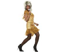 Smiffys Simply The Best Legend Tina Costume, Gold (Size L)