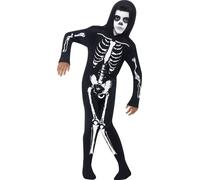 Smiffys Skeleton Costume, Black (Size S)