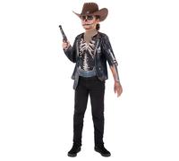 Smiffys Skeleton Cowboy Costume Age 4-6