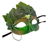 Smiffys Antifaz Ninfa del Bosque, con Hojas de Tela y Joyas