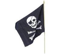 Smiffy's Smiffys Bandera pirata, 45x30cm / 18inx12in Halloween