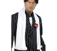 Smiffy's Smiffys Bufanda con borlas de los años 20, blanca Halloween