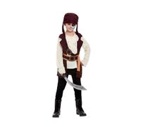 Smiffy's Smiffys Dark Spirit Pirate Costume Smiffys - Disfraz de pirata de espíritu oscuro Niños