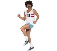 Smiffy's Smiffys Disfraz de corredor 118118, con shorts y top