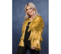 Smiffy's Smiffys Fever Tinsel Festival Jacket Smiffys Fever - Chaqueta para festival de espumillón Mujer (Pack de 1)
