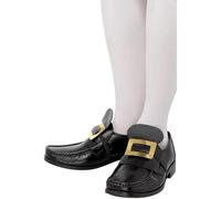 Smiffy's Smiffys Hebilla metálica de zapato de las historias de la antigua Inglaterra, dorada, con tira elástica Halloween